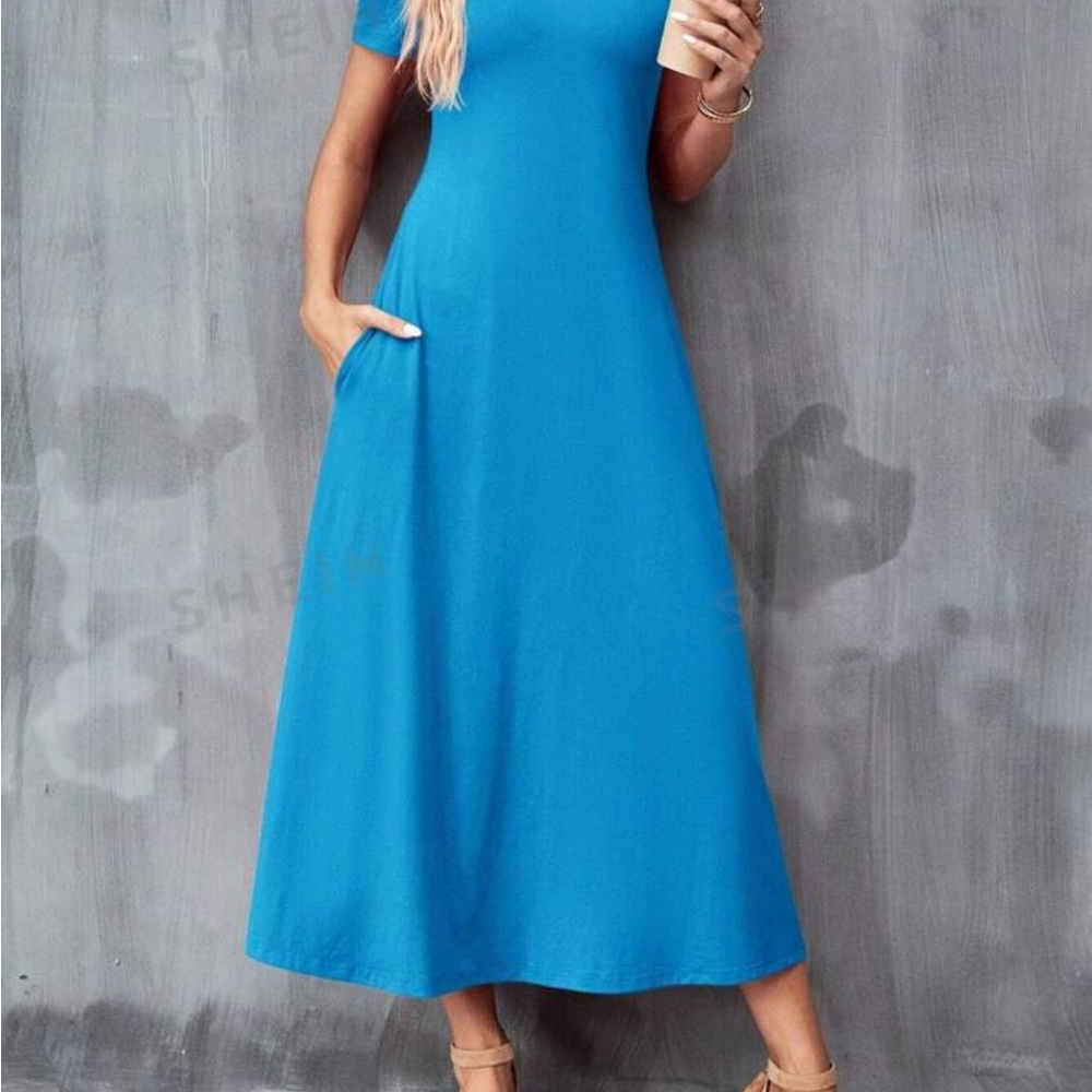 Long A-Line Swing Dress